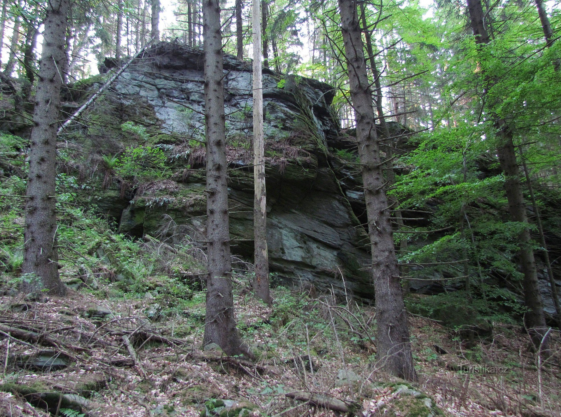 Felsen unter Zámecká hora