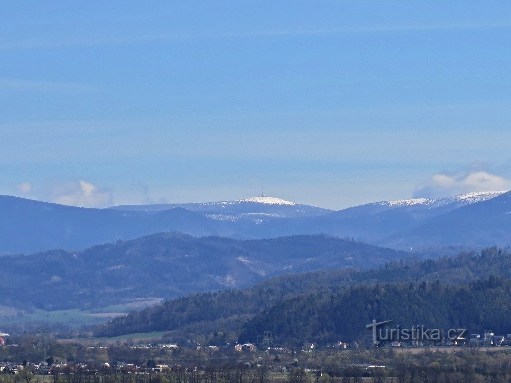 Skalička (Zábřeh) – Hügel Humenec und Aussichtspunkt mit Rutsche