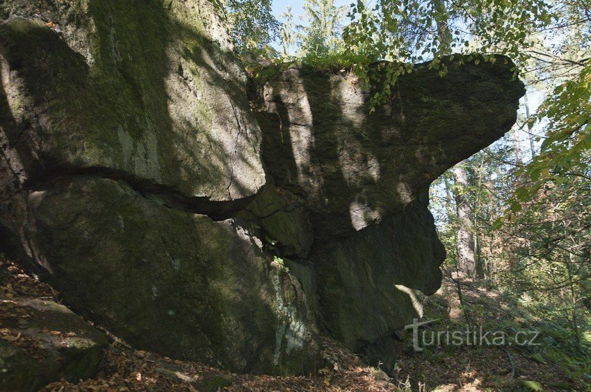 Stijena na donjem vrhu