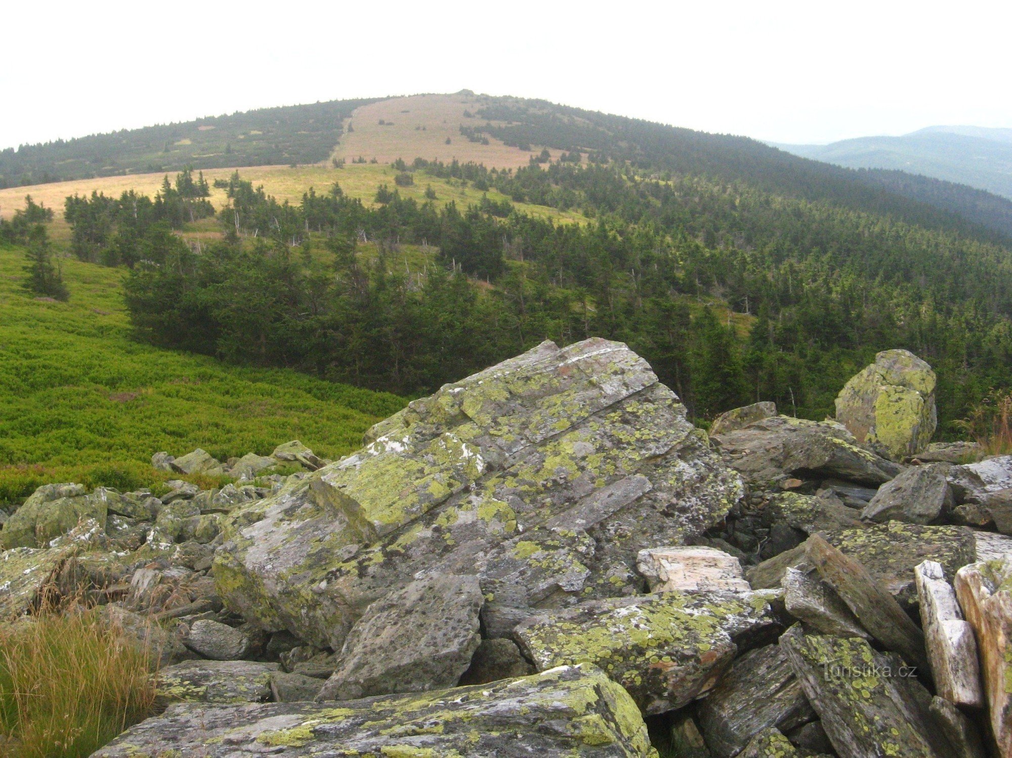 Rochers sur Břidličná hora