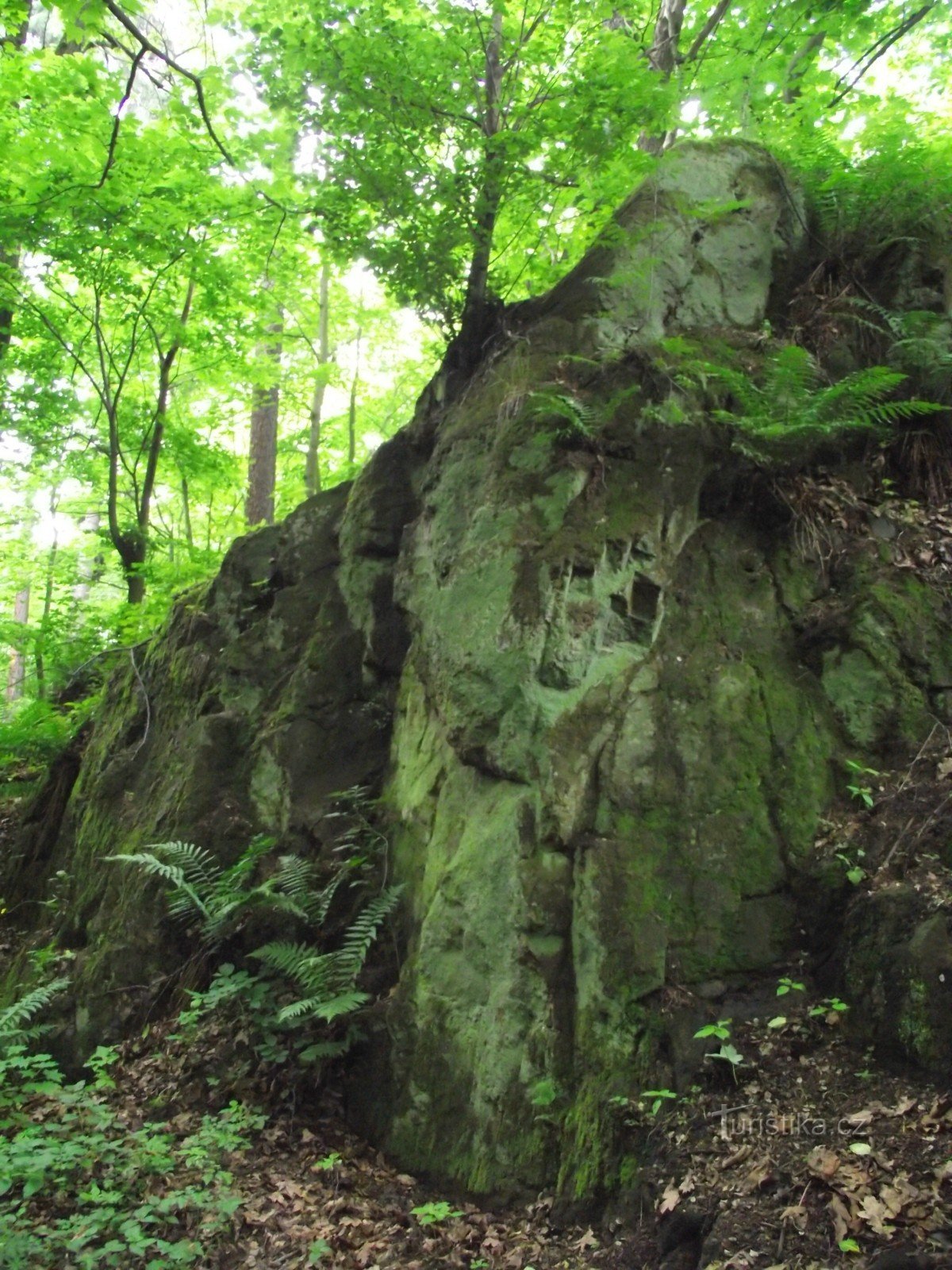 rochers sous Hradisk