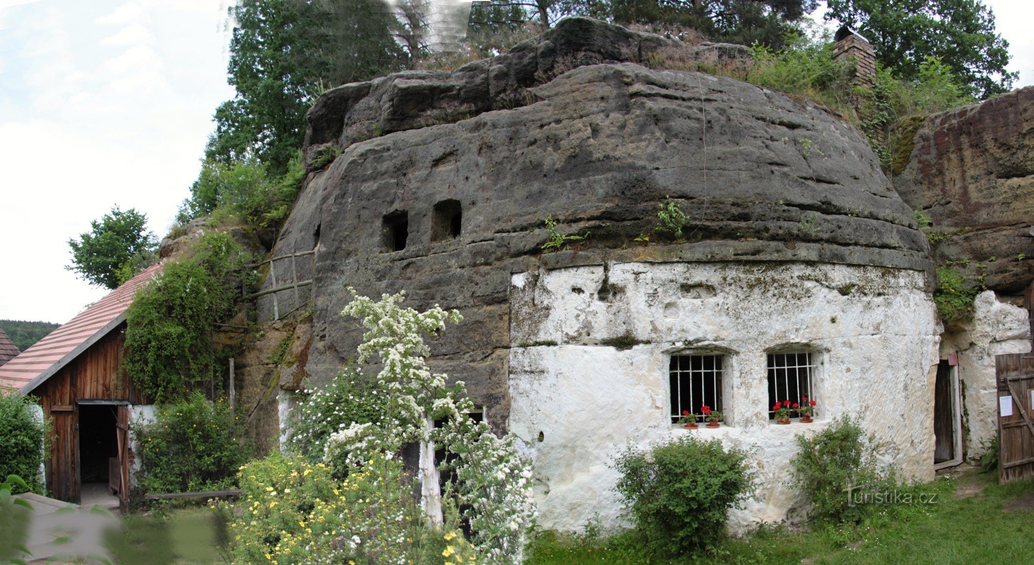 岩石平坦