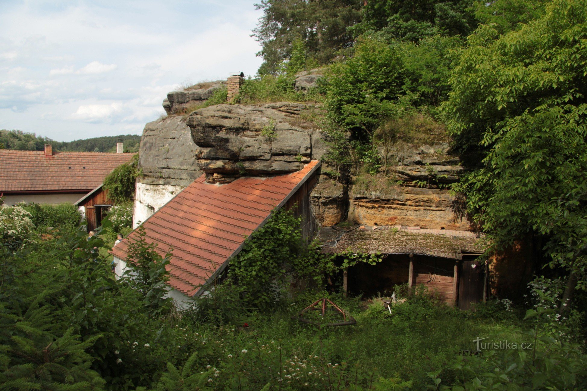 Skalní Byt - Wegweiser