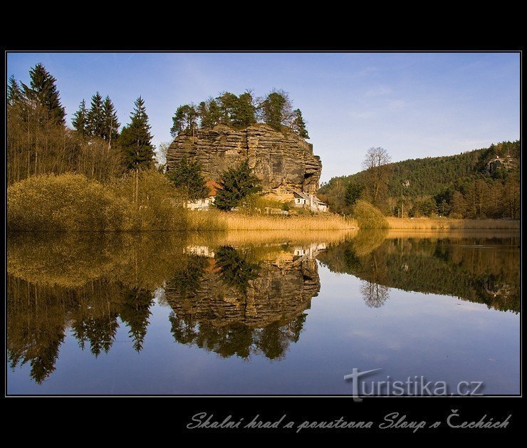 Rock Castle ja Hermitage Sloup Bohemia