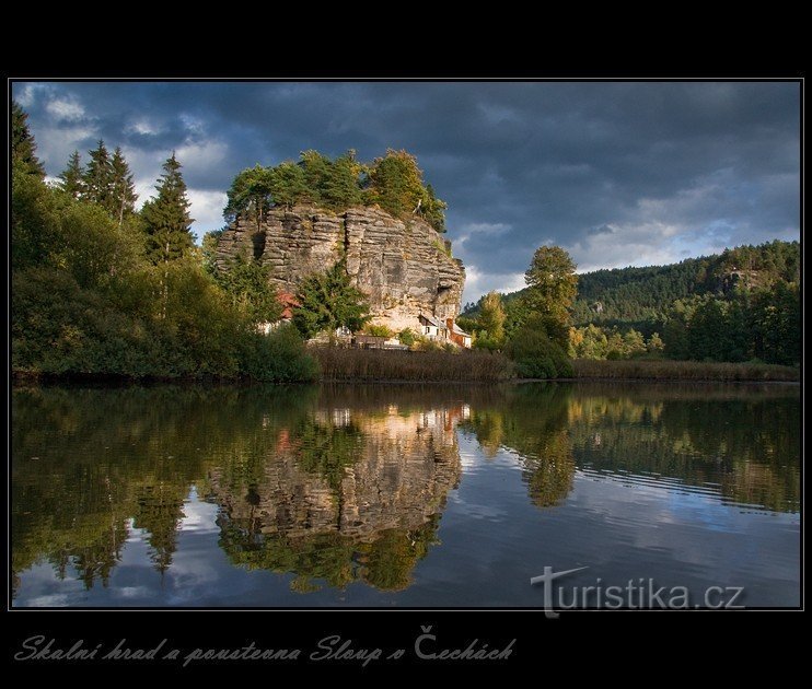 Rock grad in Hermitage Sloup na Češkem