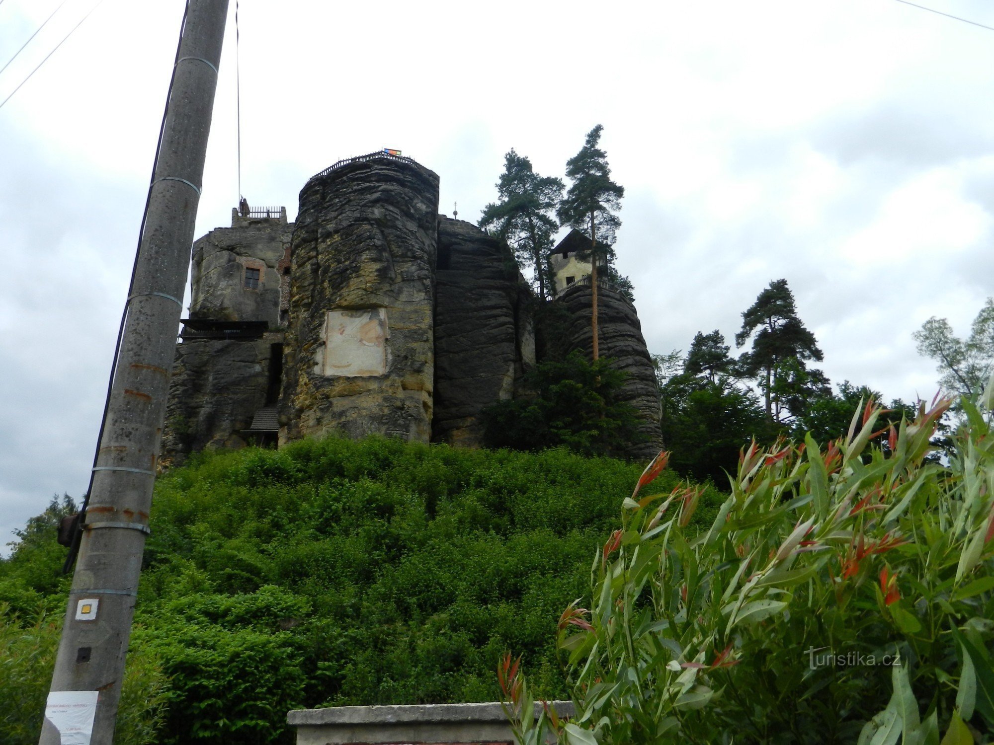 Felsenburg und Einsiedelei Sloup in Böhmen