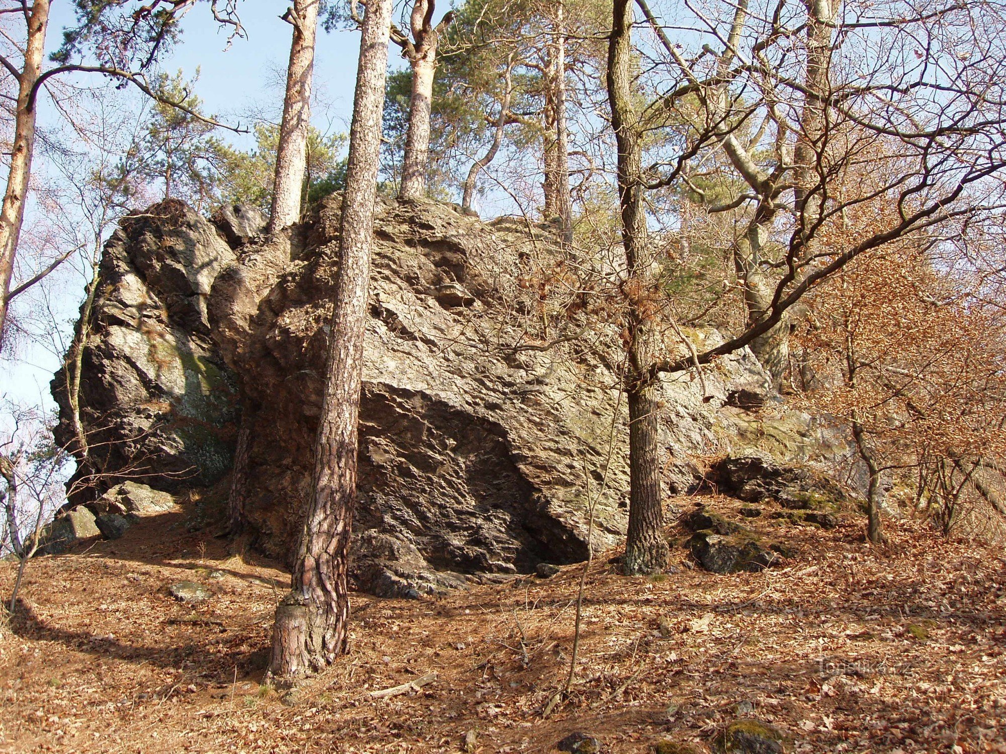 the Vrání skály rock ridge