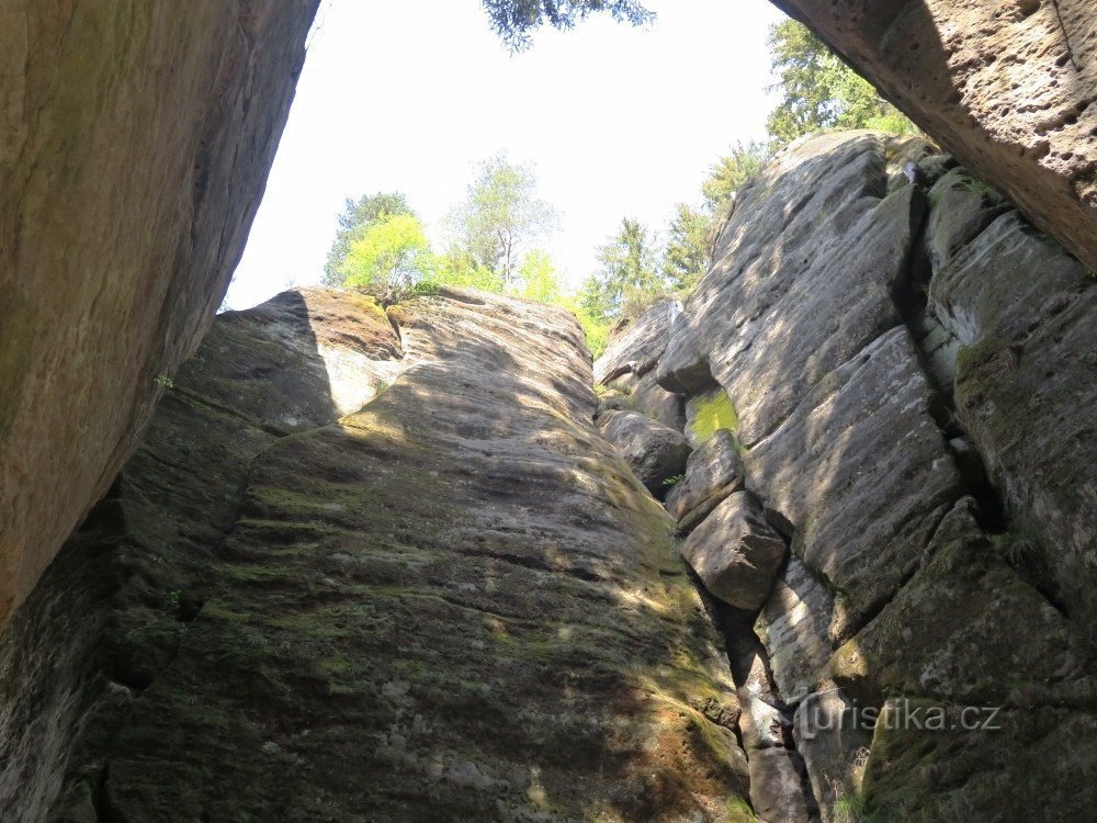 Joyau rocheux dans la vallée de Kyjovská