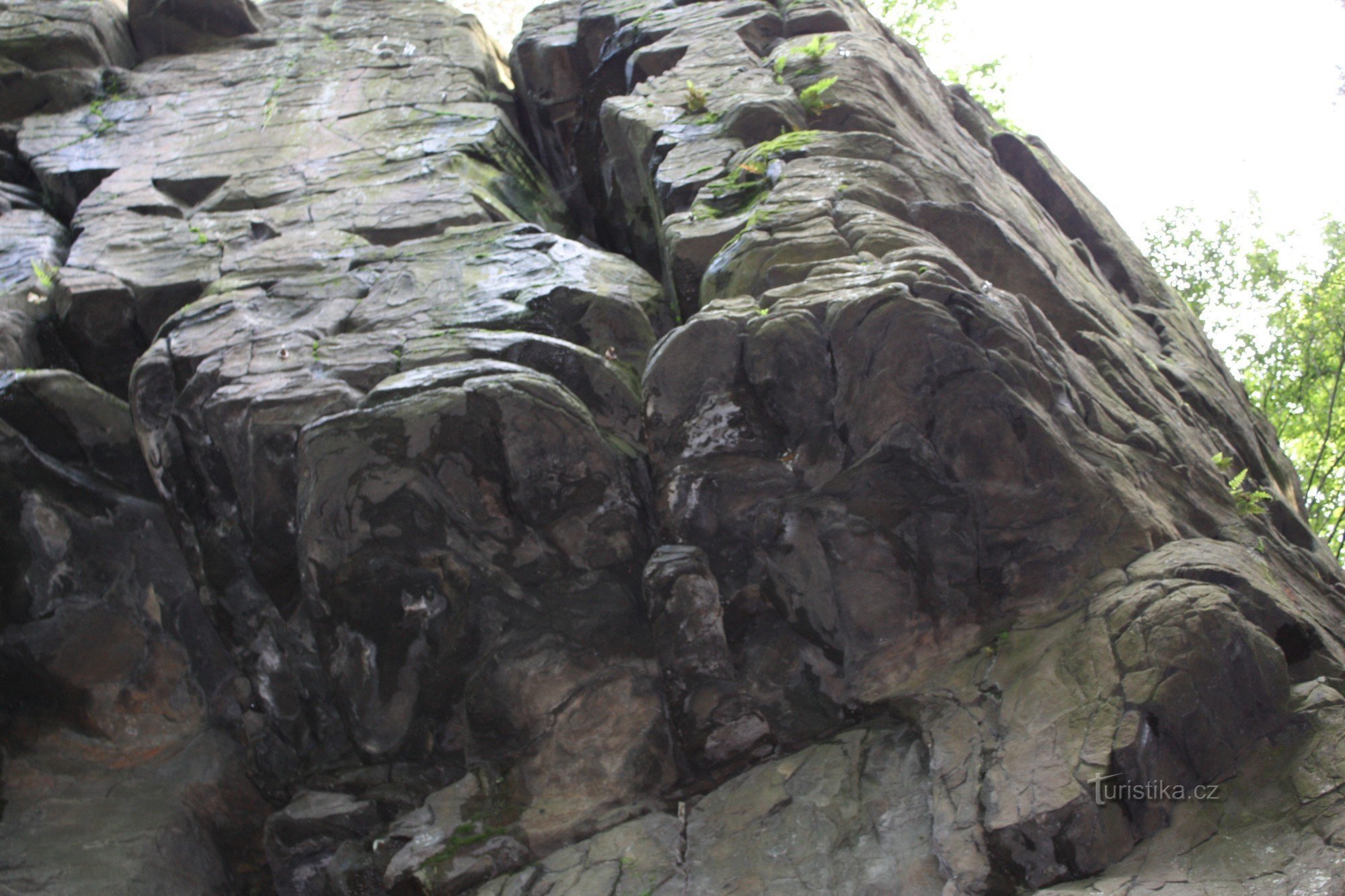 Rock Overhang Giant's Foot