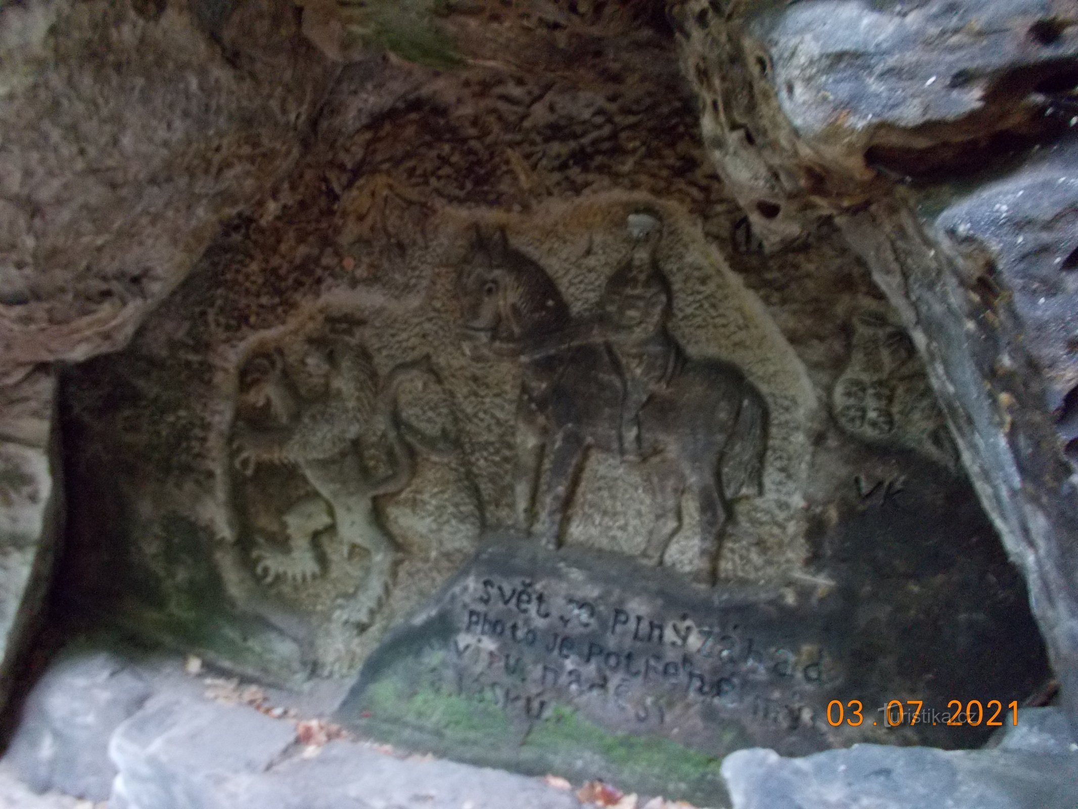Rilievi rupestri di Vojtěch Kopice