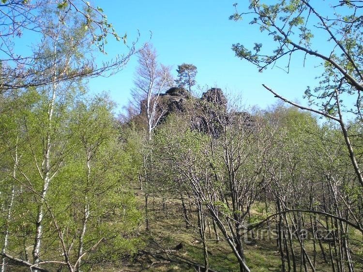 rock suk: điểm cao nhất của Jánské vrch