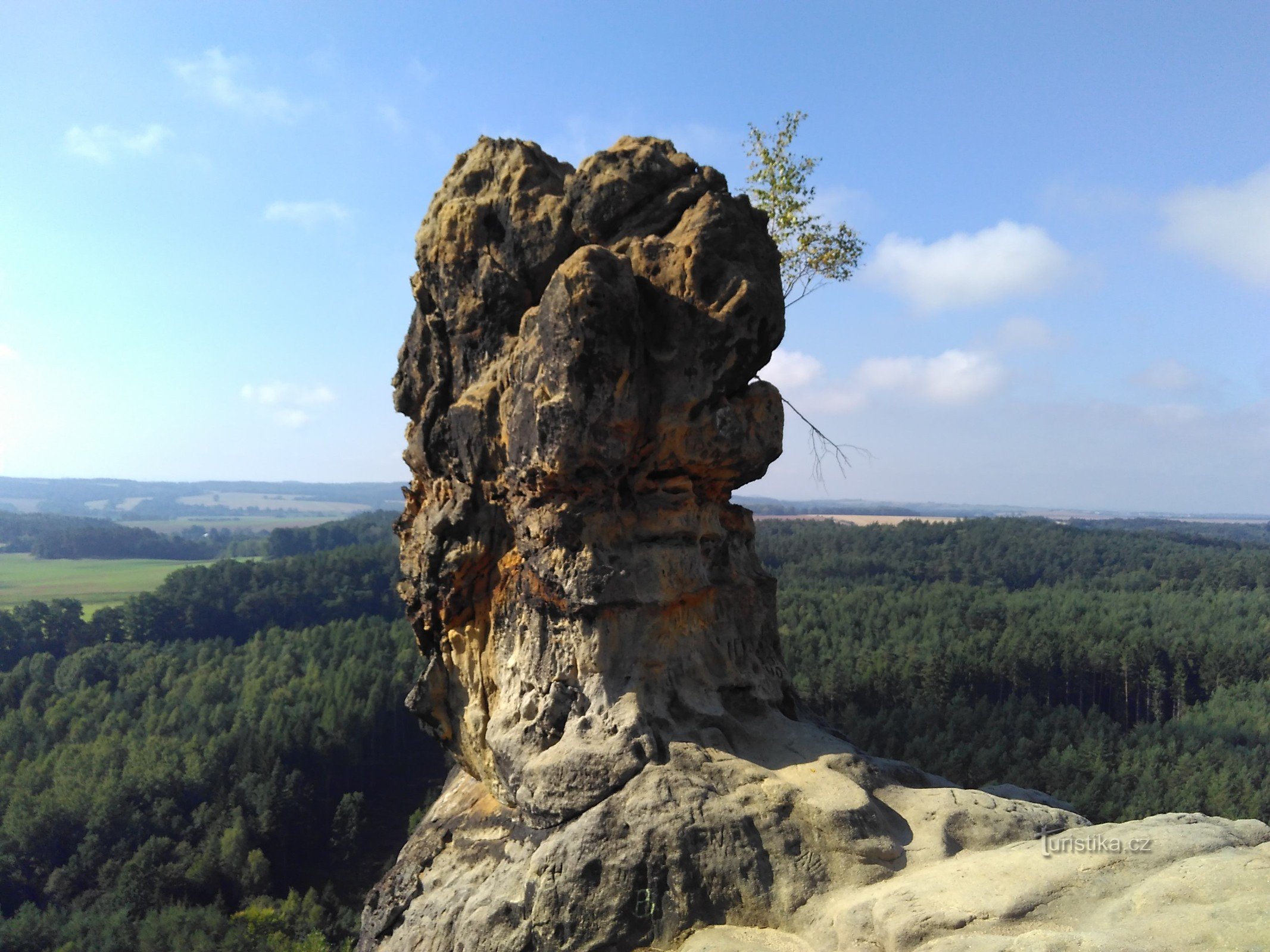 stork rock formation