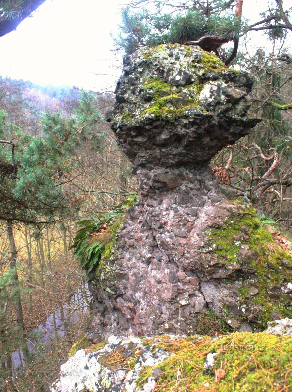 Krkatá baba rock formation