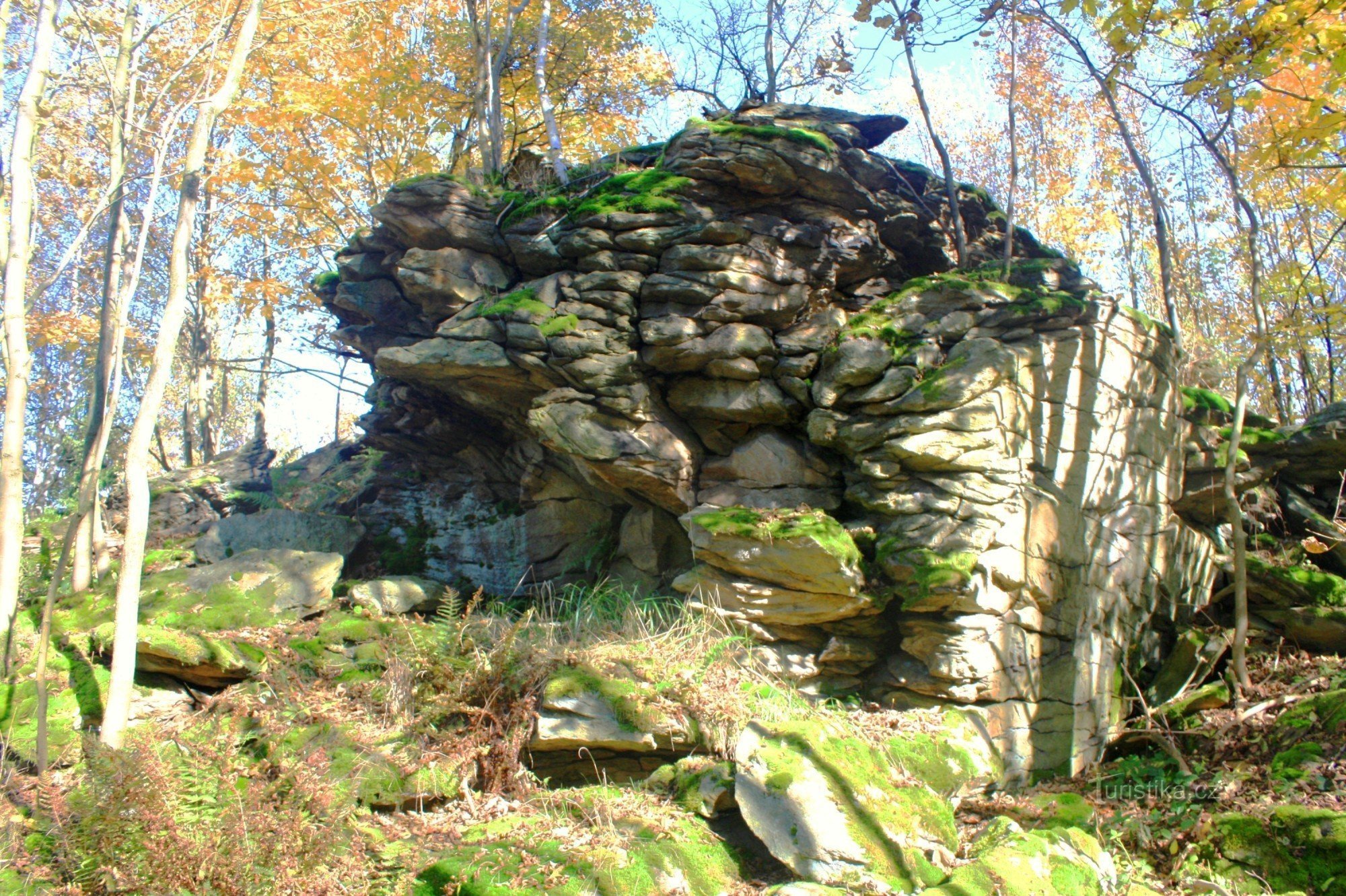 Rock formation on Malé Sýkoř