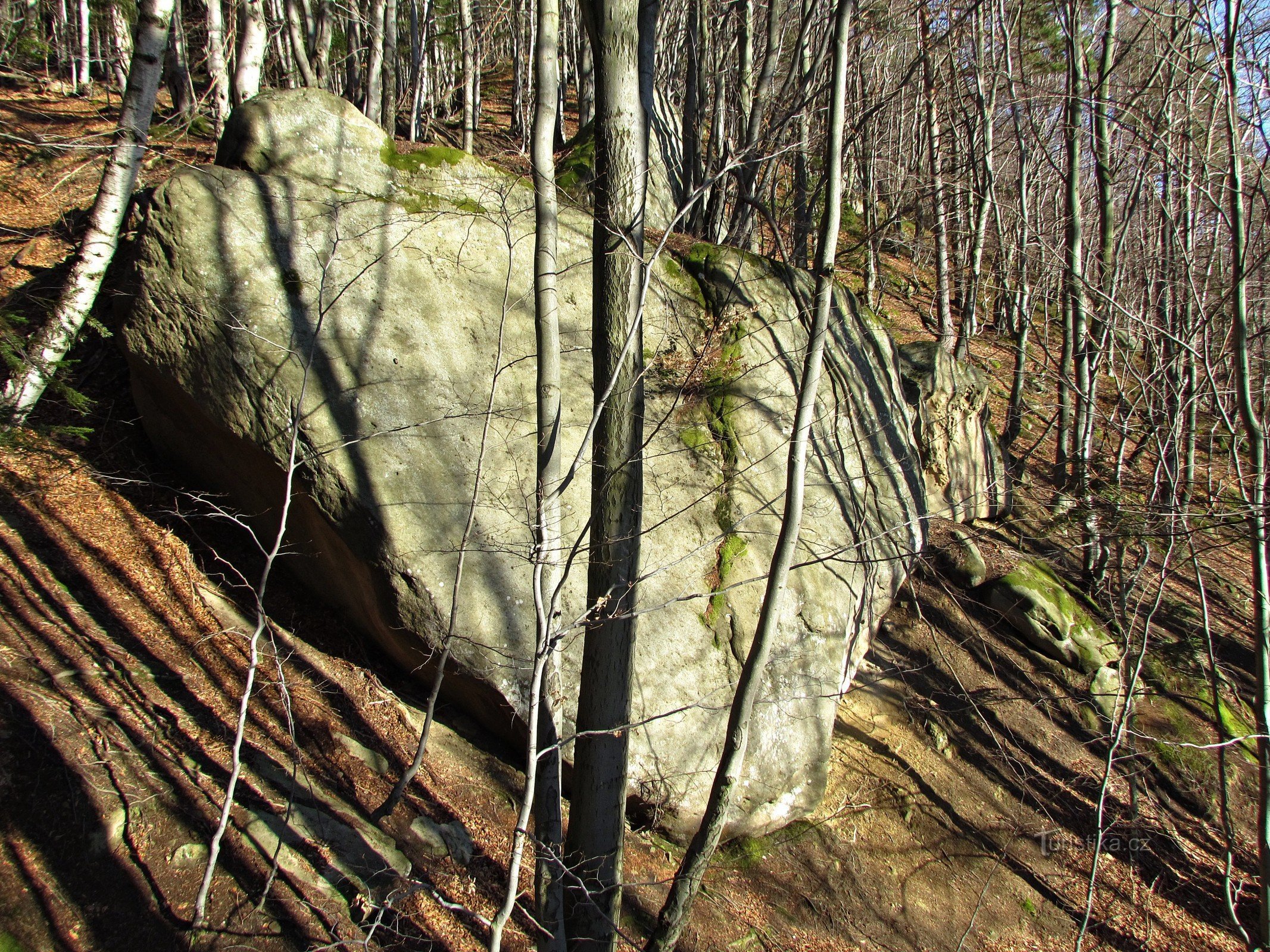 Gebrochenes Herz-Felsformation