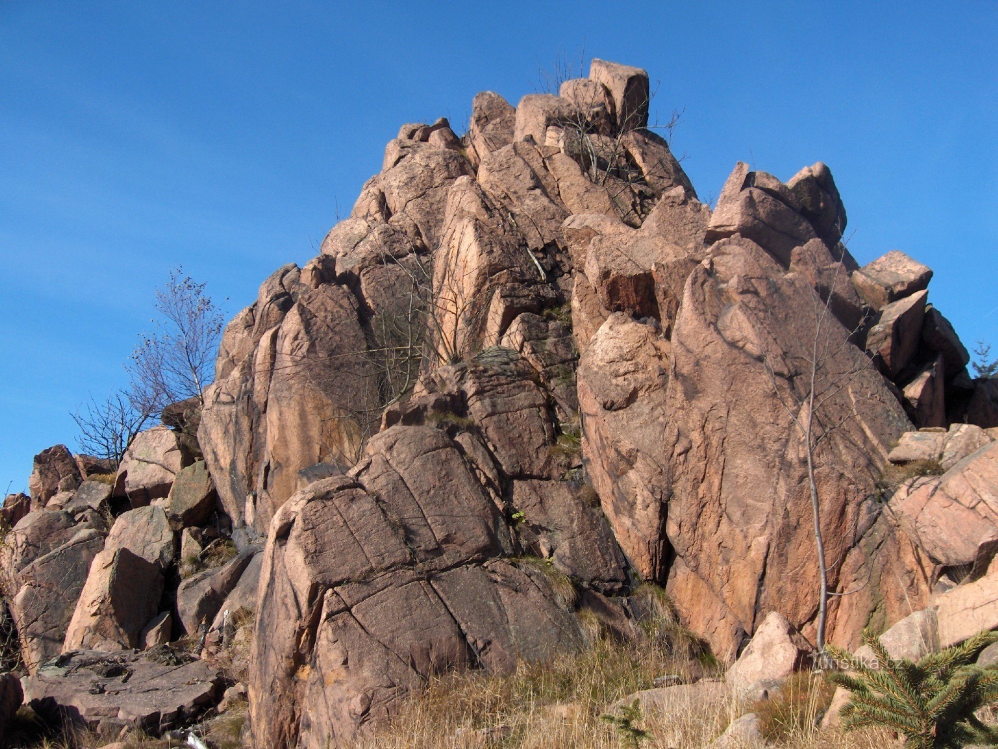 rock formations on Pramenáč