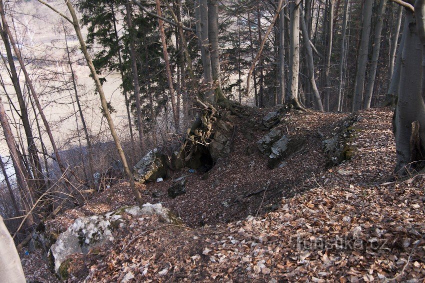 Rock outcrops