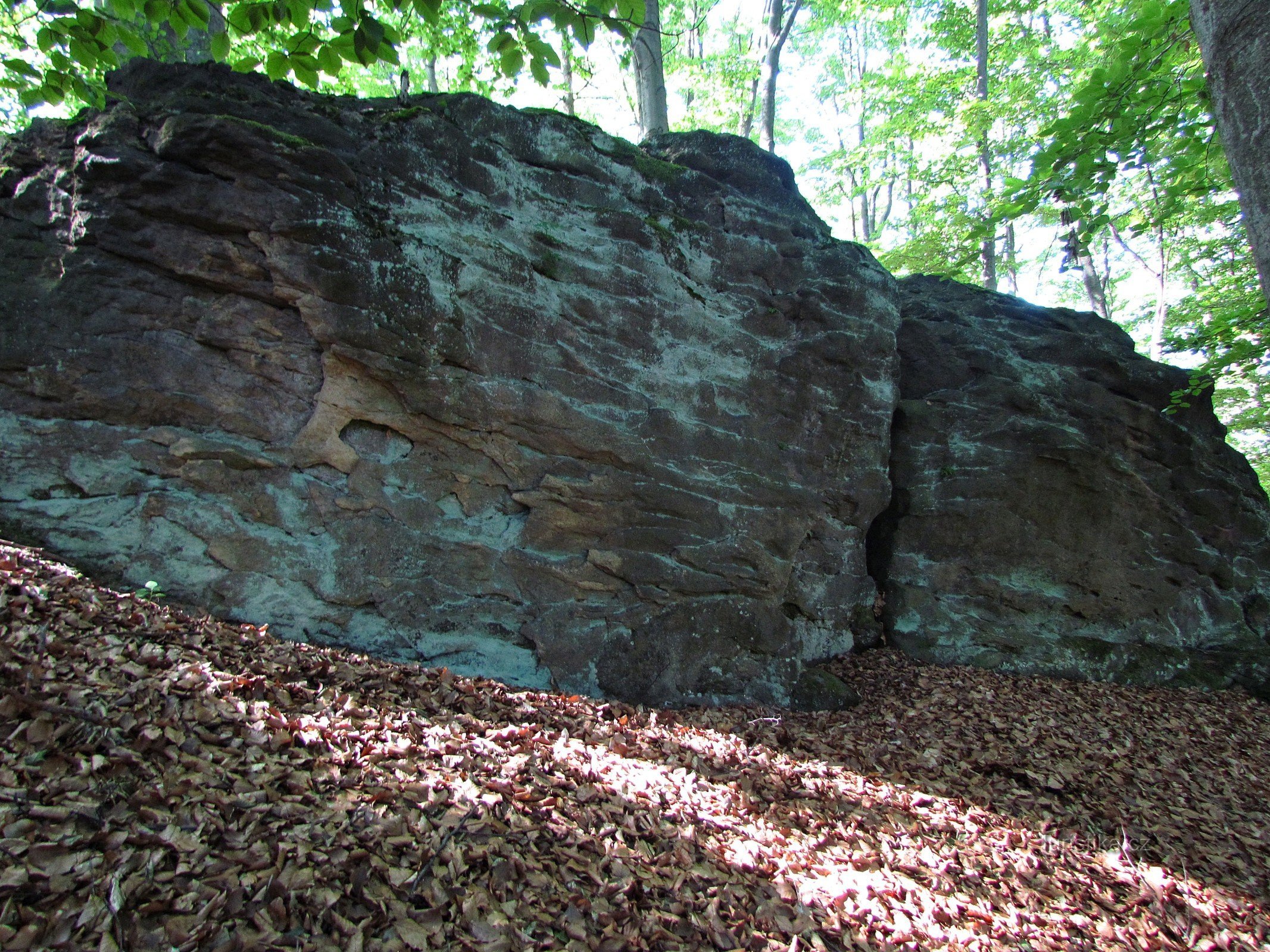 布尔达的岩石露头
