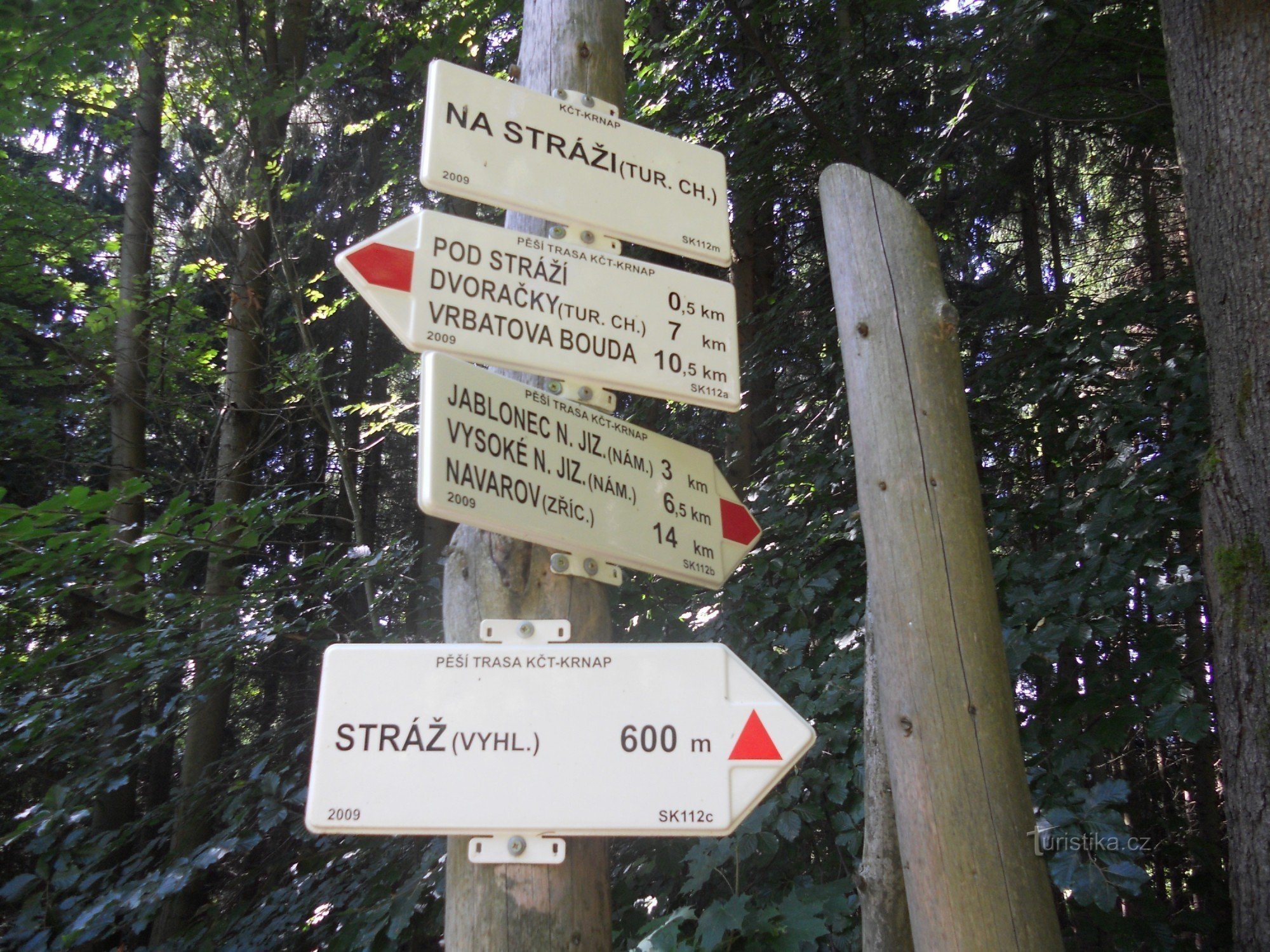 Skalny punkt widokowy Strážník (778 m npm)