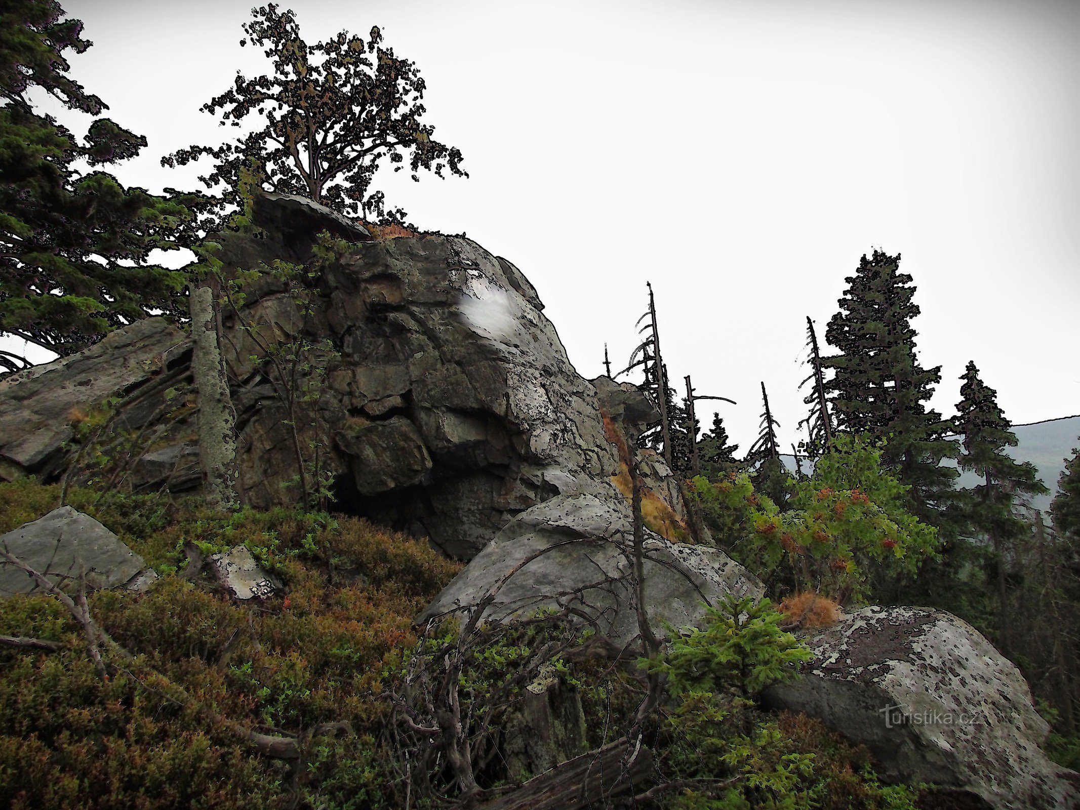 Felsen (929 m) - Hraběšická hornatina