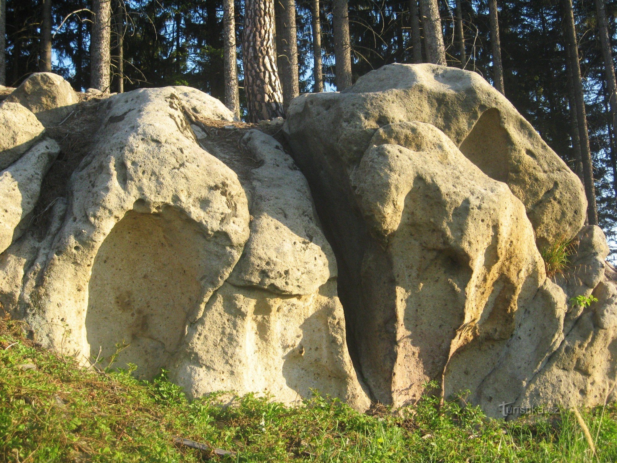 Rocks of Hostýnské vrchy - 1. Růzová - 385.5 m