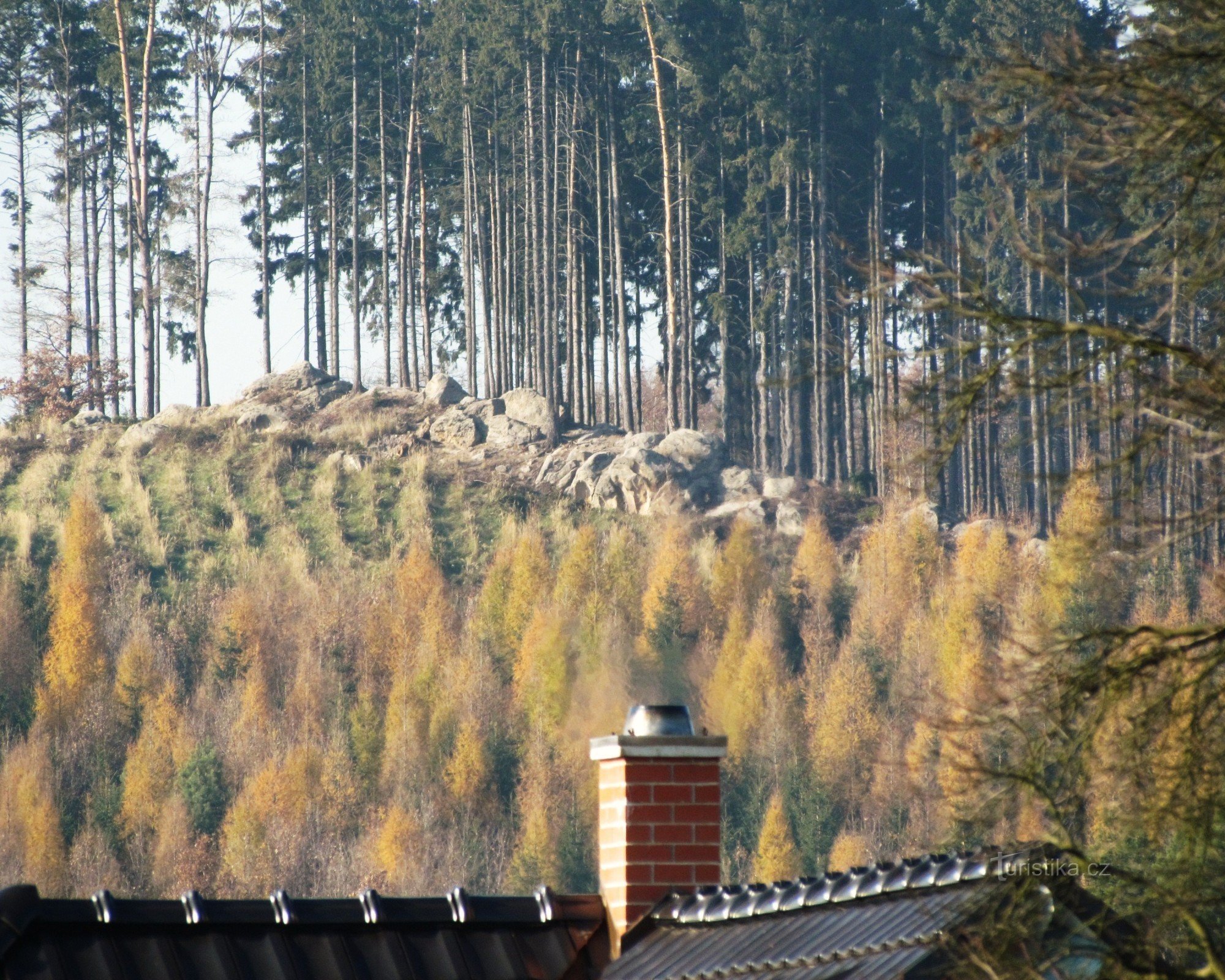 Rocks of Hostýnské vrchy - 1. Růzová - 385.5 m