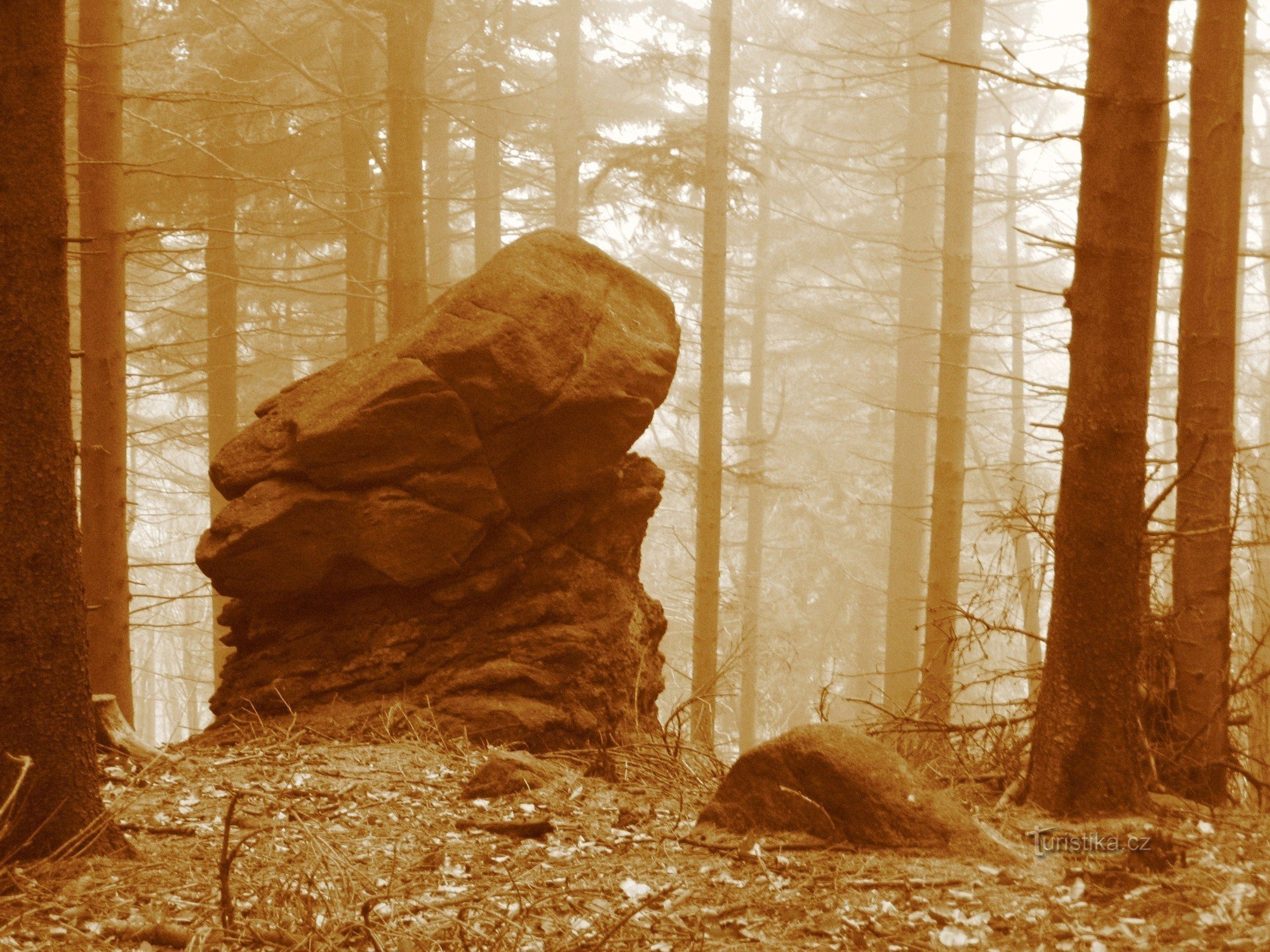 Felsen von Hostýnské vrchy - 12. Čerňava und Smrduta