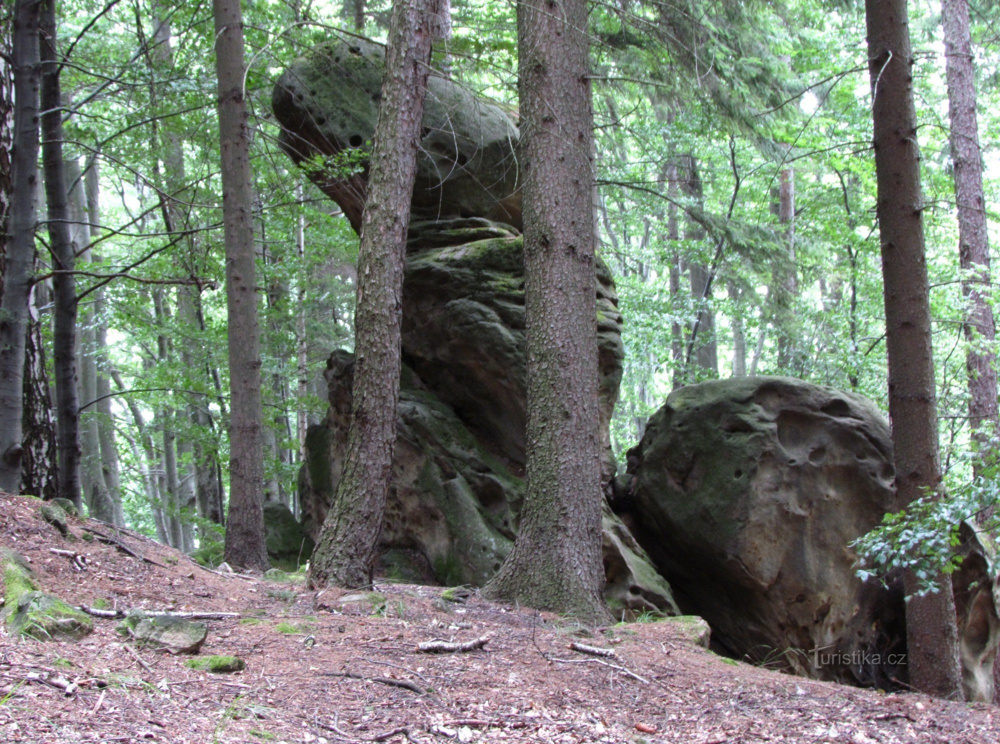 Rocks of Hostýnské vrchy - 2. Vela