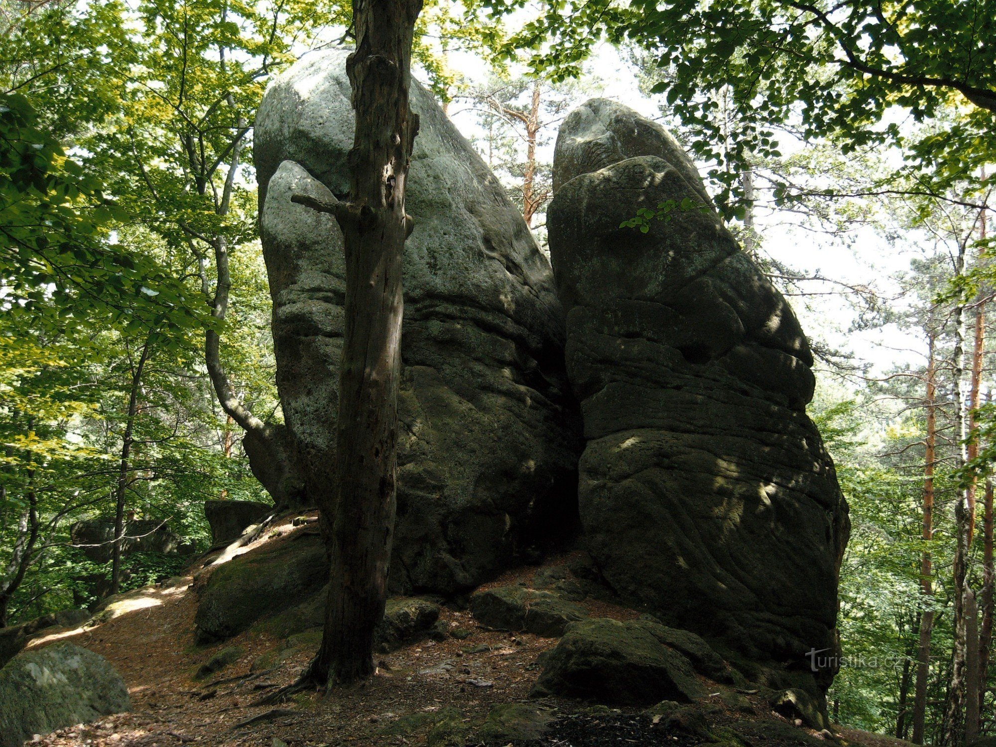 Felsen von Hostýnské vrchy - 3. Fryštácké Cerťáky