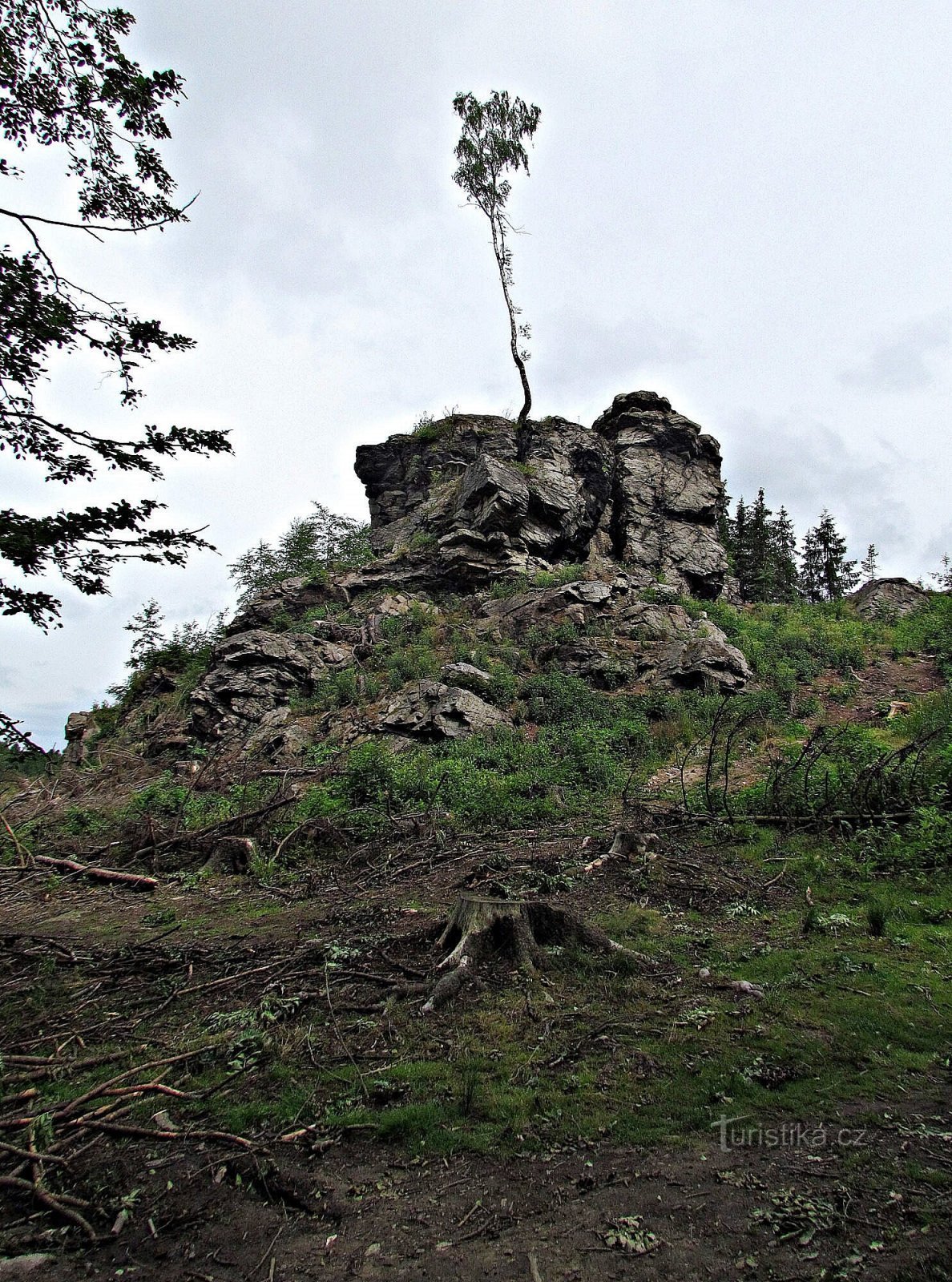 Rocas Koukalka cerca de Chotěboře