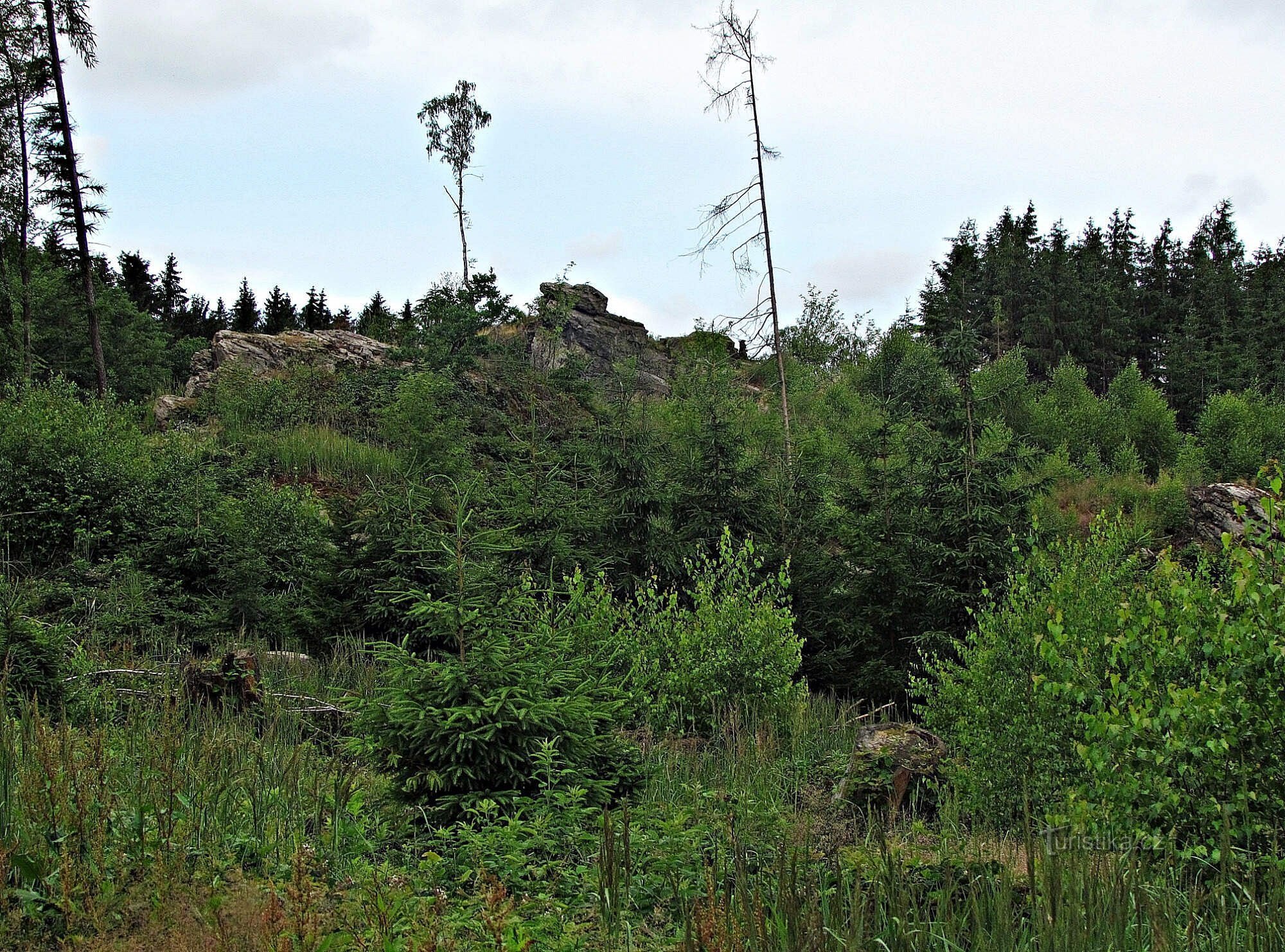 Rocce di Koukalka vicino a Chotěboře