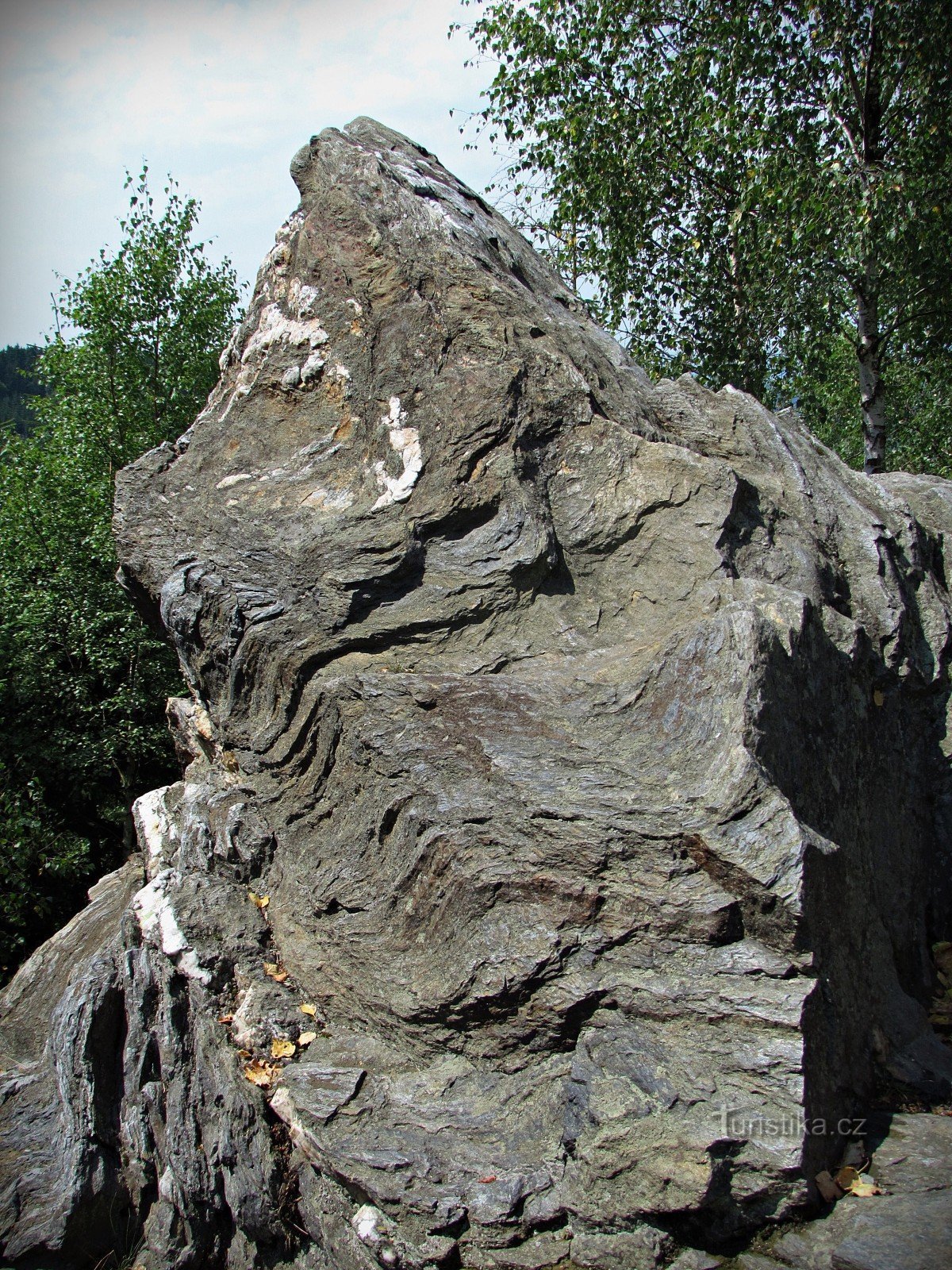 Stenarna i Krtince nära Skrítek