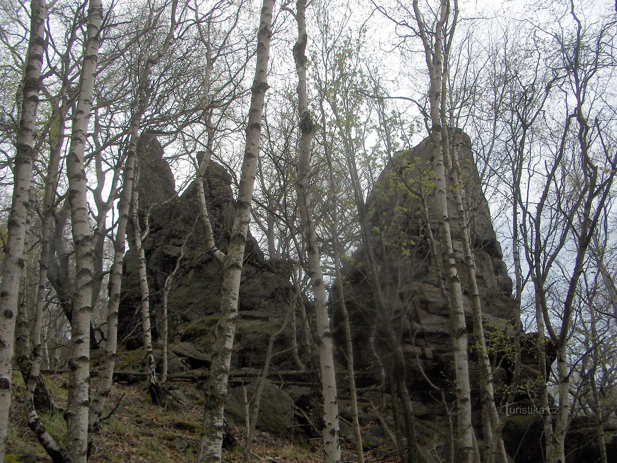 Βράχοι στο Jedlák.