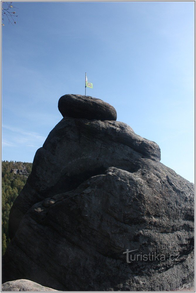 Sten ved Junácké-udsigten