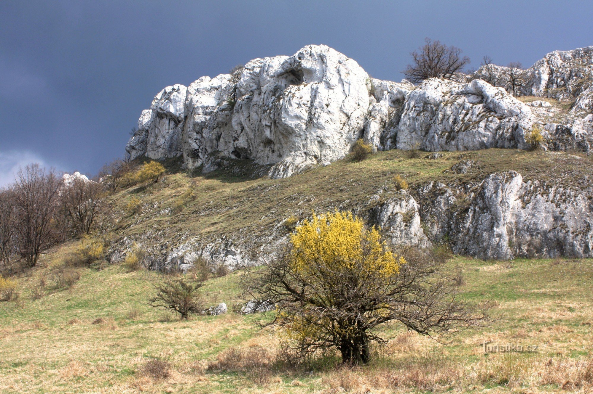 Rocce sopra la parte superiore della Gola