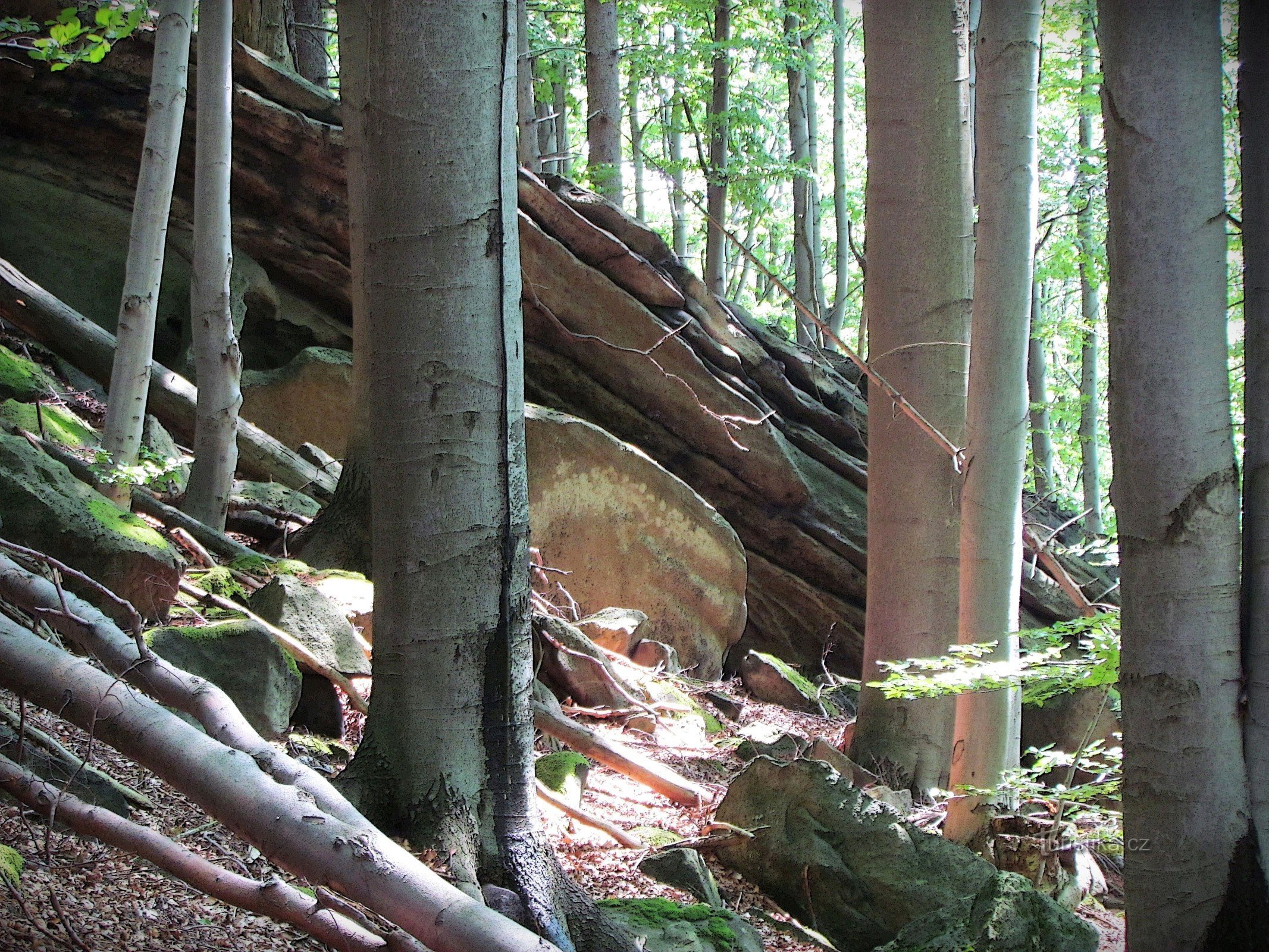 Rocks above PR Čerňava