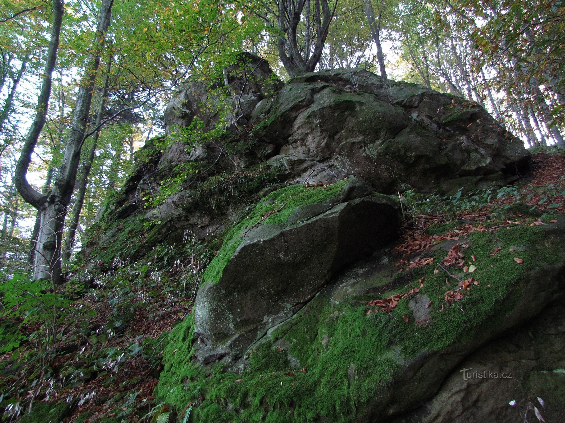 Skály Obřan - oeste