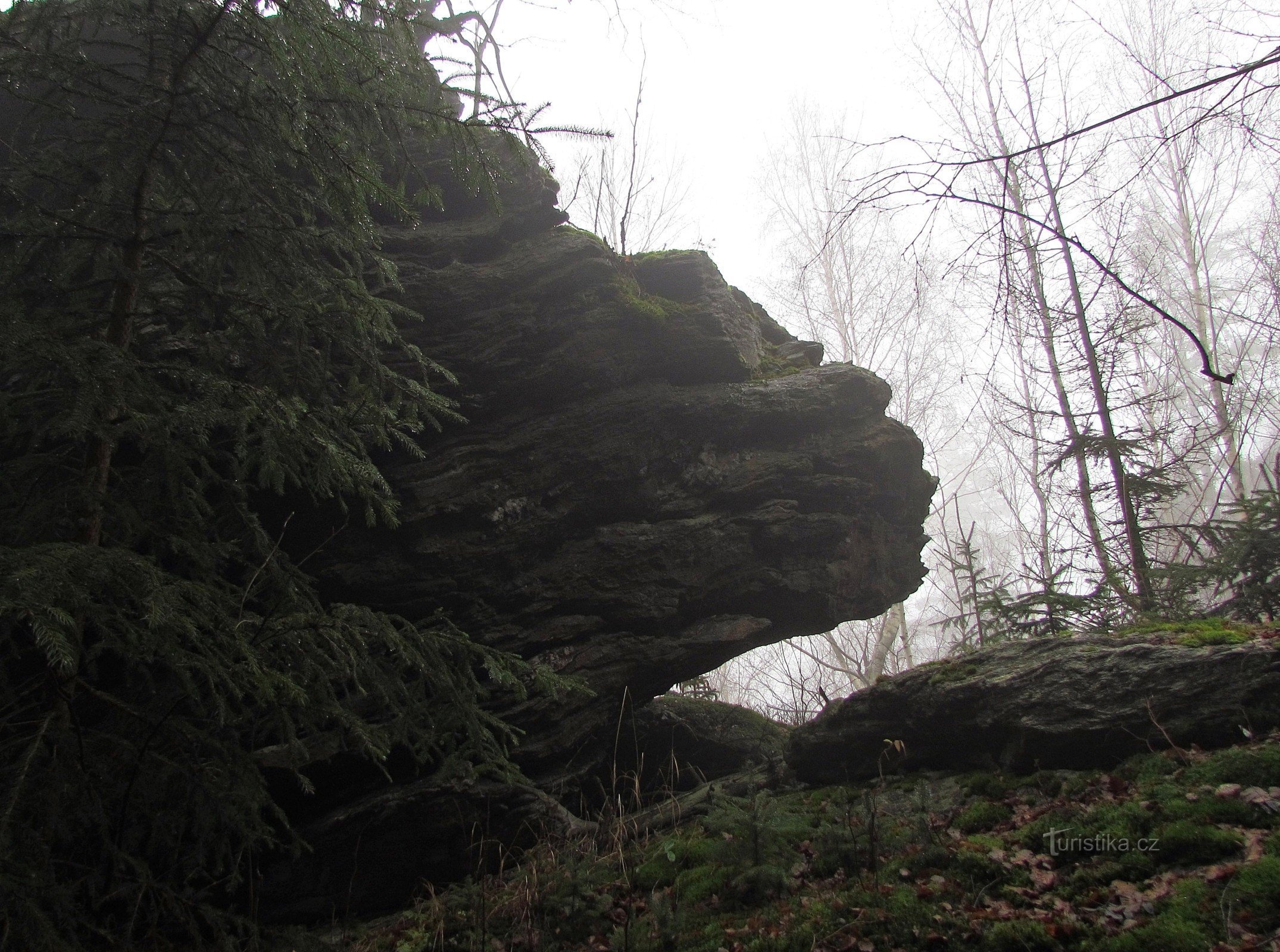 Felsen rund um die Spitze von Maliník