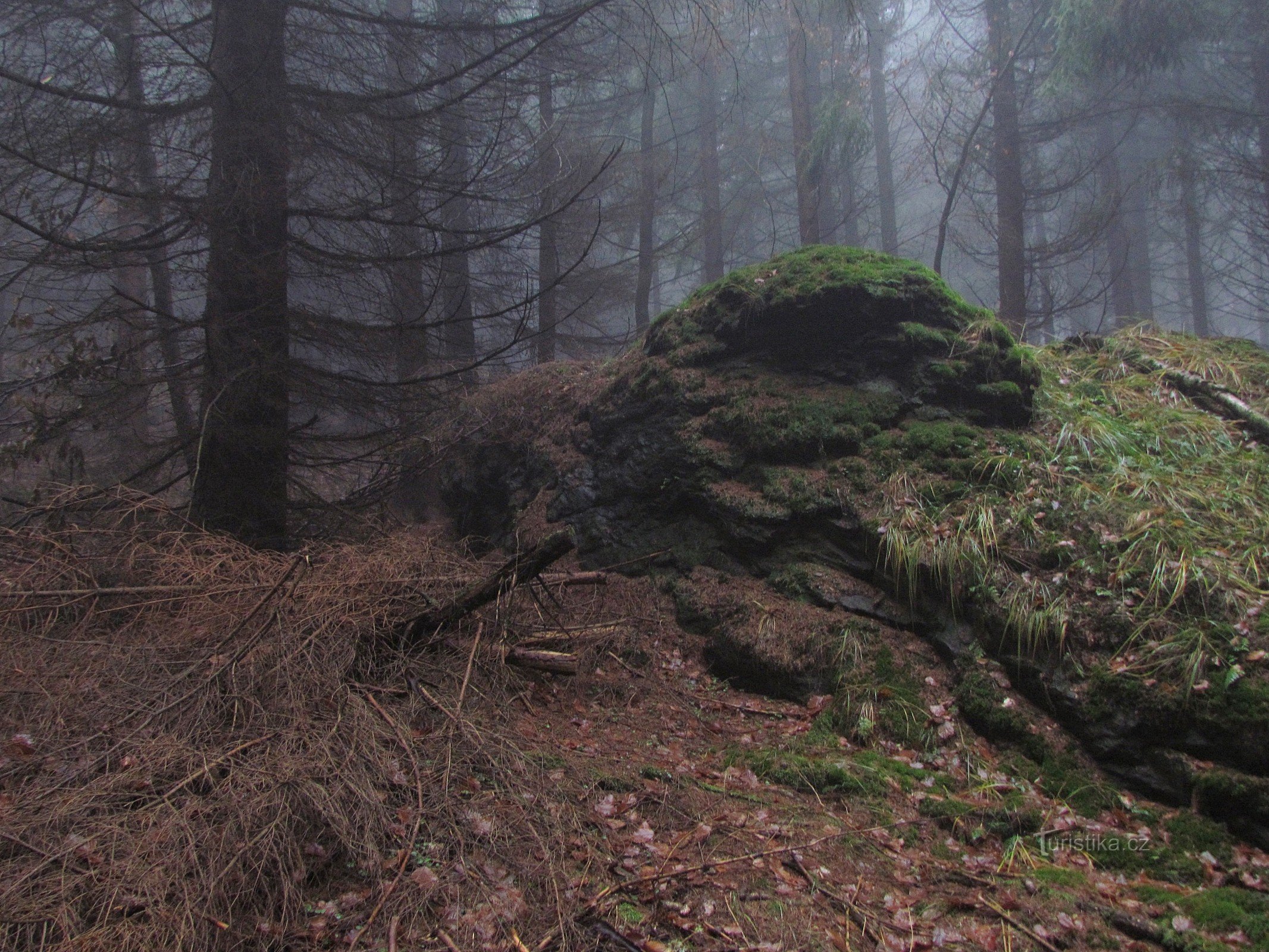 Rocce intorno alla cima di Maliník