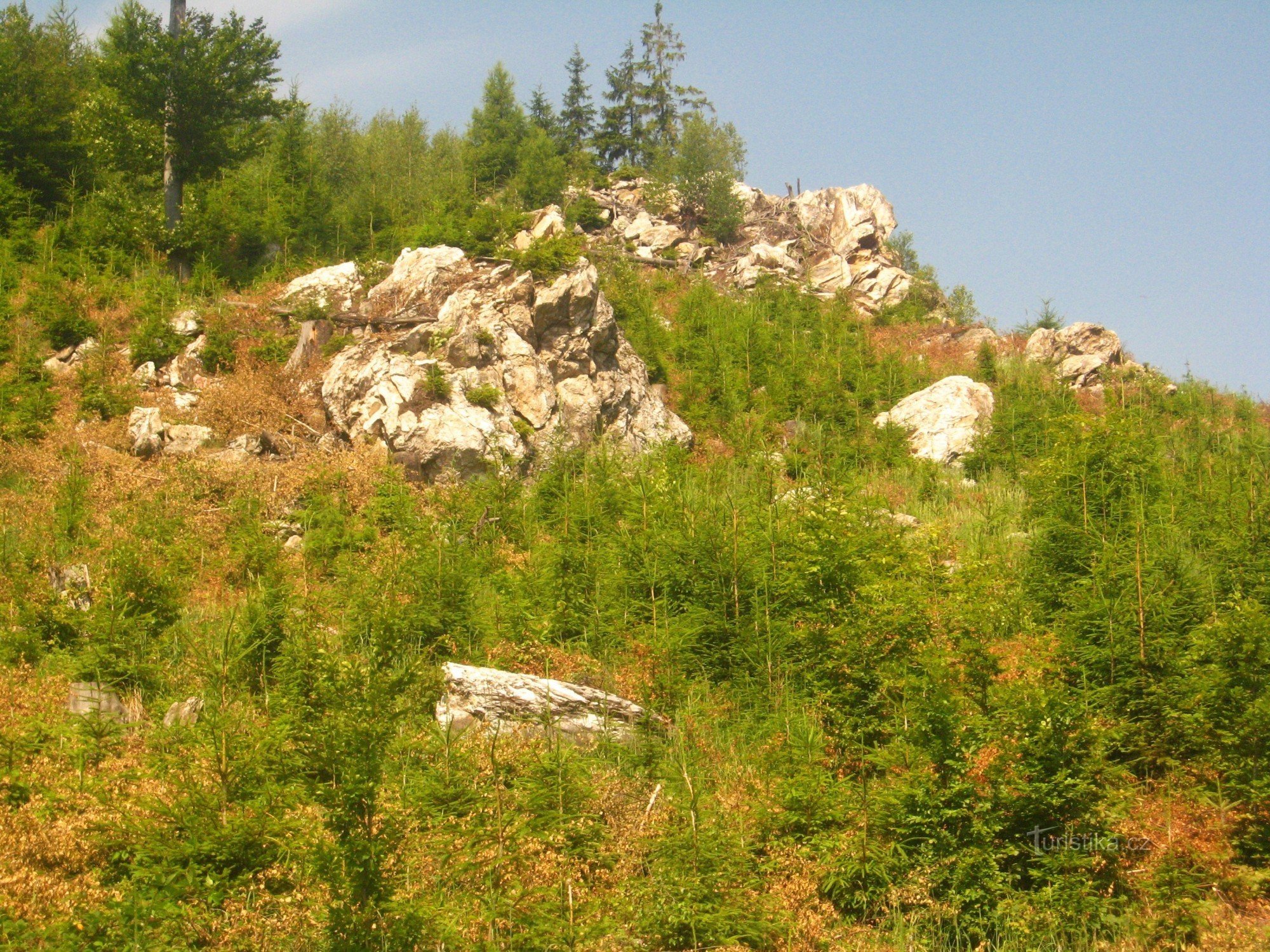 Skály Pod Posedem - Rabštejn - Maliník