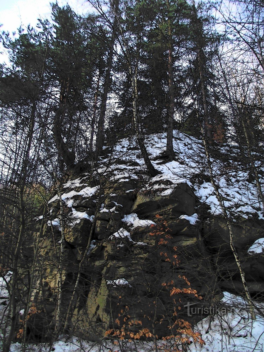 rocks in front of the quarry