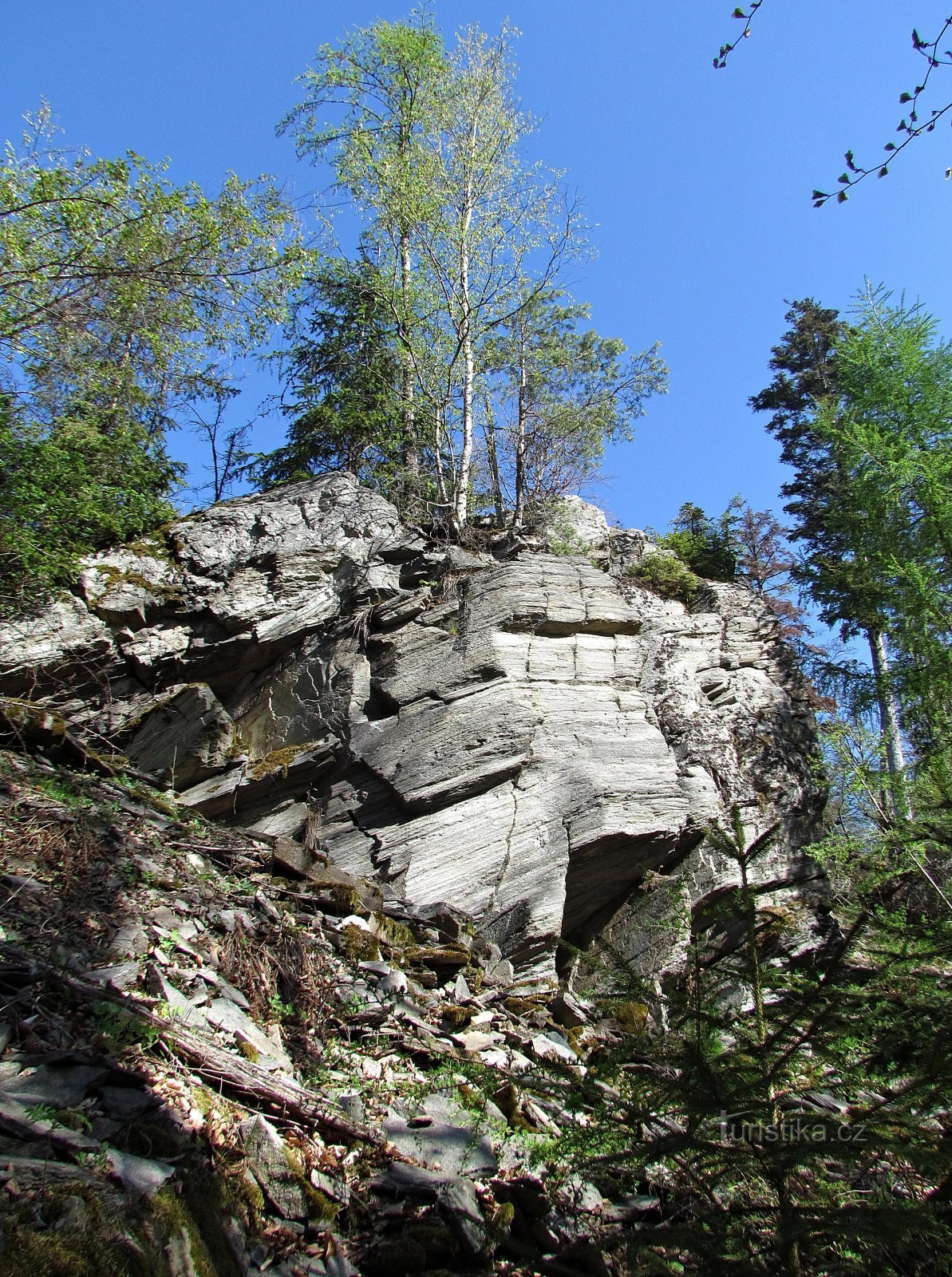 Die Felsen von Sklené vrch