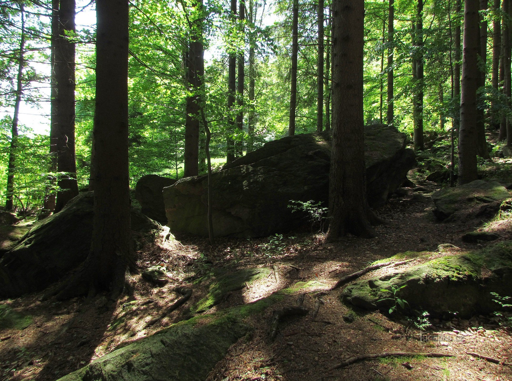 Felsen bei Ludvíkov