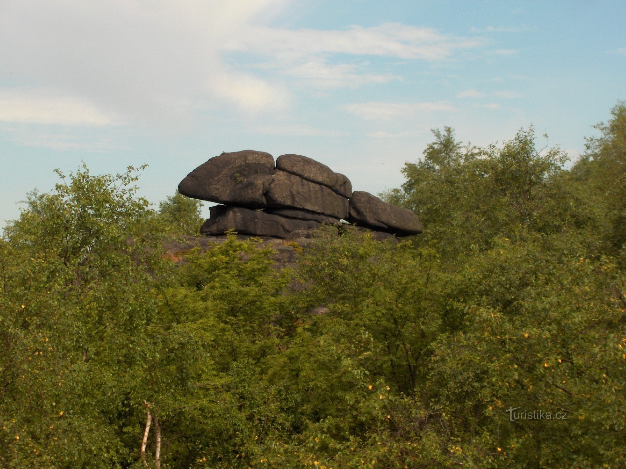 Felsen in der Nähe des Aussichtsturms