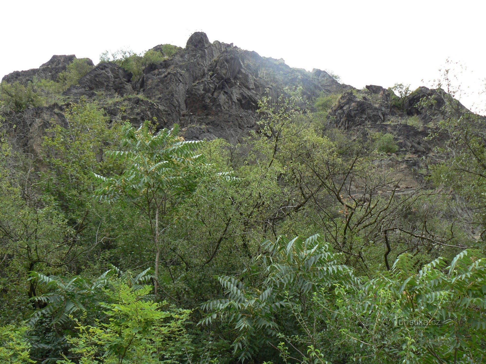 Rocks near the Vltava River