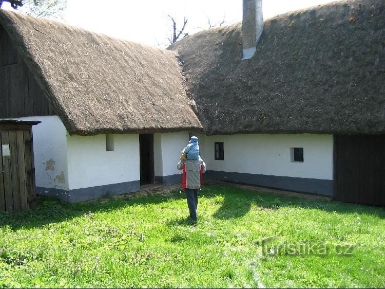 Skanzen Rymice: jedna od nekoliko slikovitih kućica