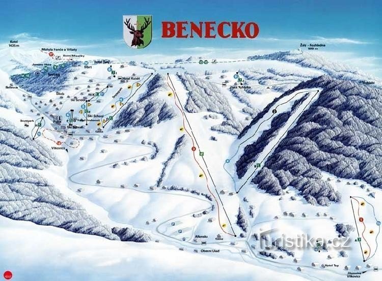 síterület Benecko: síterület Benecko