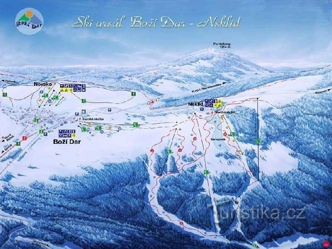 skigebied Boží Dar: skigebied Boží Dar