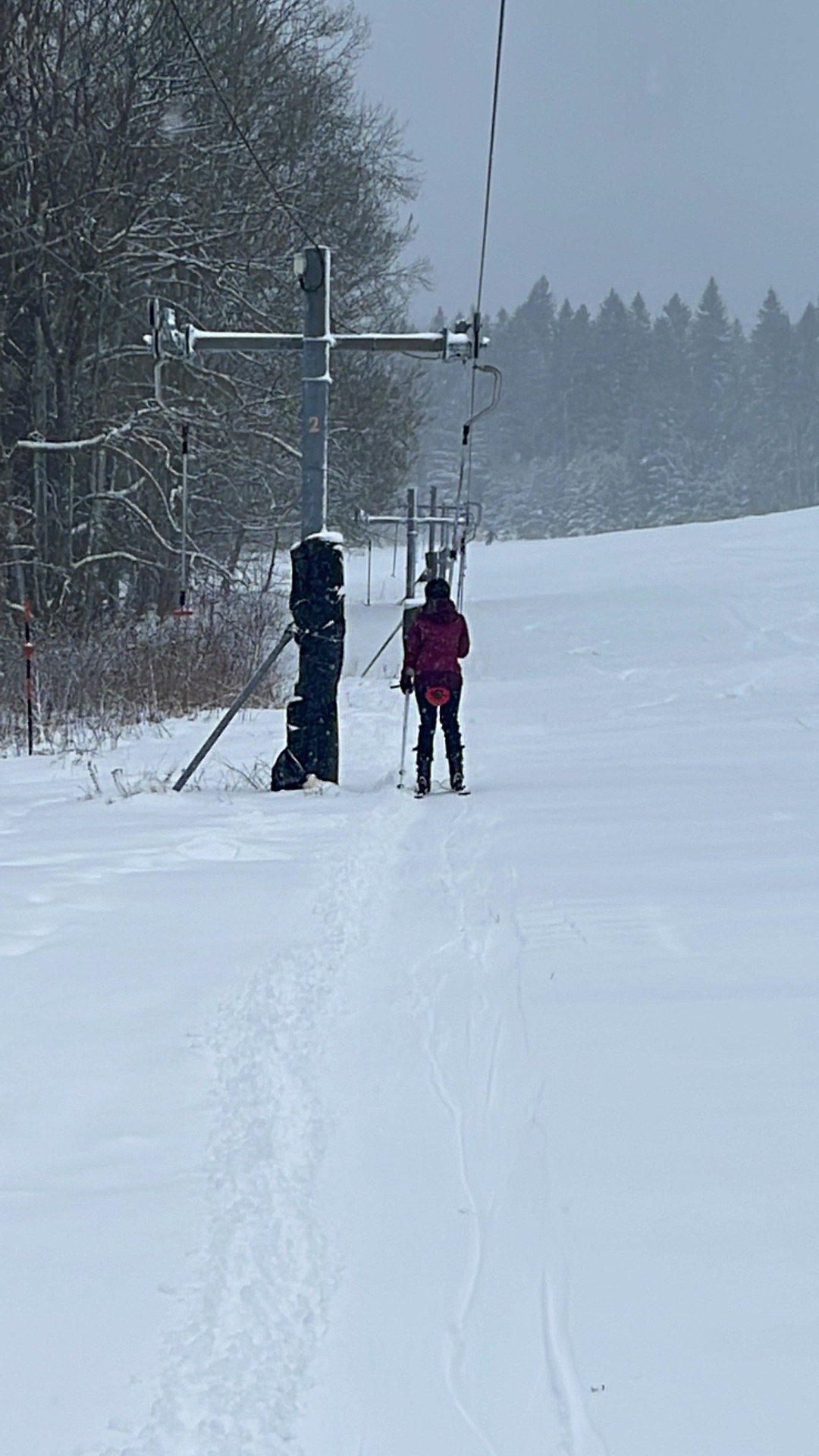 Skigebied Brčálník - poma