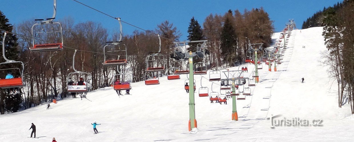 Skigebied Černý Důl
